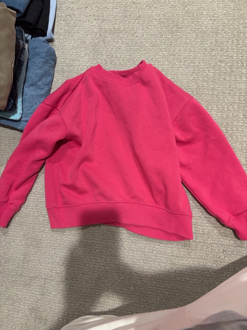 Zara kids Crewneck Sweatshirt - Bright Pink